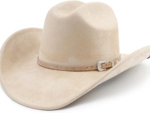 Big Cowboy Hat for Women Men Wide Brim Cowgirls Beach Cattleman Western Cowboys Hat