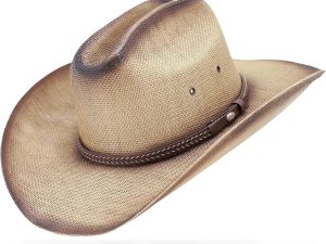 Straw Cowboy Hat, Cattleman Crease 4.1" Wide Brim Western | Unisex design, shapeable wide brim, breathable cowgirl style, gift box included